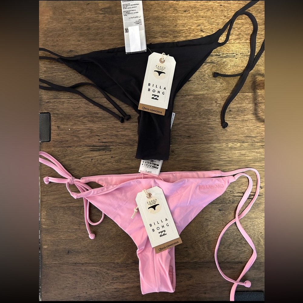 Billabong Tanga Bikini Bottoms Size Small -NWT